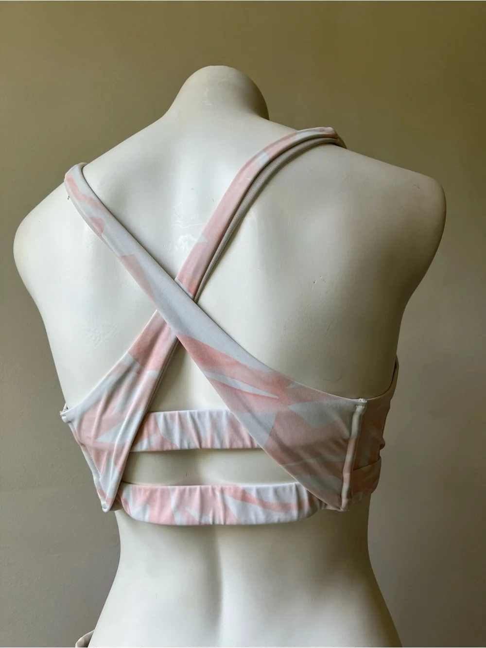 Athleta | Kata South Beach Bikini Top and Shorts Set Pink Quartz Swirl 36D/DD L